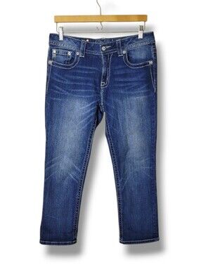 Miss Me Boyfriend Capri Jeans Size 28